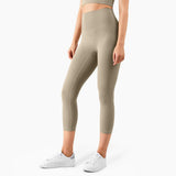 Peach Hips Fitness Cropped Pants - WOMONA.COM