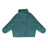 Big Pocket Short Bread Jacket - WOMONA.COM
