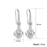 Four-leaf clover ear hook - WOMONA.COM