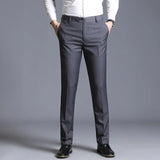 Casual straight suit pants - WOMONA.COM