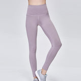 Solid color fitness pants - WOMONA.COM