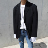 trend of single West loose casual suit - WOMONA.COM