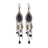 alloy crystal earrings women - WOMONA.COM