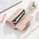 Large capacity stylish long wallet - WOMONA.COM