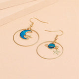 Fashion Planet Asymmetrical Earrings - WOMONA.COM