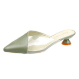 Stitching Outer Wear Fashionable Slippers - WOMONA.COM