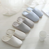 floor slippers Japanese soft soled cotton slippers - WOMONA.COM