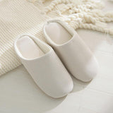floor slippers Japanese soft soled cotton slippers - WOMONA.COM