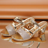 fashionable toe high heel casual sandals - WOMONA.COM