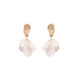 Acrylic shell earrings - WOMONA.COM