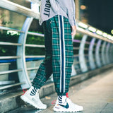 Plaid casual pants - WOMONA.COM