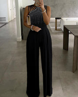 Wide Leg Jumpsuit - WOMONA.COM