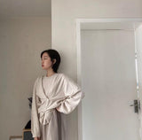 button-down waist sweater - WOMONA.COM