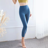 Peach Hips Fitness Cropped Pants - WOMONA.COM