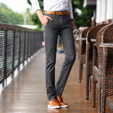 Men's cotton and linen pants - WOMONA.COM