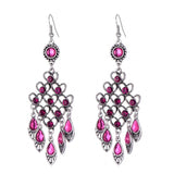 alloy crystal earrings women - WOMONA.COM