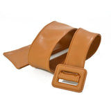 Sheepskin wide belt women - WOMONA.COM