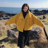 Big Pocket Short Bread Jacket - WOMONA.COM