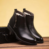 Plus Velvet Thick Snow Boots Men - WOMONA.COM