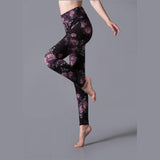 Printed yoga leggings - WOMONA.COM