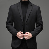 Young And Middle-aged Casual Woolen Coat Men - WOMONA.COM