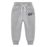 Backhoe Bulldozer Silver Fox Fleece Sweatpants - WOMONA.COM
