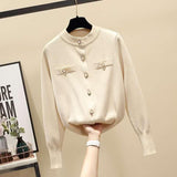 Zipper Knitted Casual Pullover - WOMONA.COM