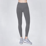 Solid color fitness pants - WOMONA.COM