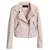 Small Leather Jacket - WOMONA.COM