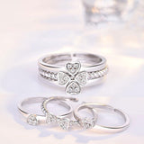 Ring Four-Leaf Clover Ring - WOMONA.COM