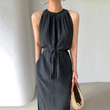 Simple Halter Skirt - WOMONA.COM