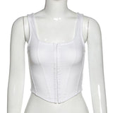 street style slim slim vest - WOMONA.COM