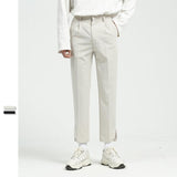 Casual British suit trousers men - WOMONA.COM