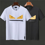 Men and women couple short-sleeved T-shirt - WOMONA.COM