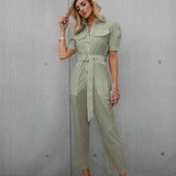High Street Style Jumpsuit - WOMONA.COM