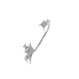 Bright Cross Heart Super Fairy Ear Clip - WOMONA.COM