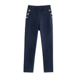 High Waist Trousers - WOMONA.COM