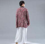 Vintage Chinese style thin cardigan - WOMONA.COM