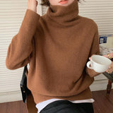 Thickened Cashmere Sweater - WOMONA.COM