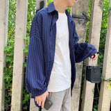 Send tie striped men casual shirt - WOMONA.COM