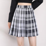 New Style Plaid Short Skirt Elegant - WOMONA.COM