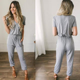 Straight Leg Jumpsuit - WOMONA.COM