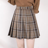 New Style Plaid Short Skirt Elegant - WOMONA.COM