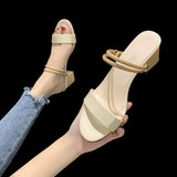 Wind Fashion Two-wear Slippers - WOMONA.COM