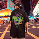 Graffiti Letters Short Sleeve T-Shirt Men - WOMONA.COM