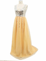 Floor-length Dovetail Dress - WOMONA.COM