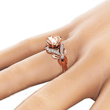 Micro Diamond Bow Ring - WOMONA.COM