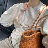 button-down waist sweater - WOMONA.COM