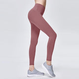 Solid color fitness pants - WOMONA.COM