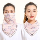 Bib Silk Scarf Women Summer Sunscreen - WOMONA.COM